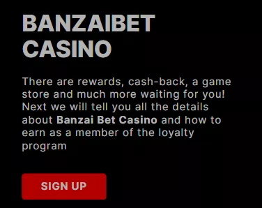 Casino Banzai Tente ta chance